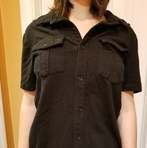 Apt.9 M Slim Fit Black Polo